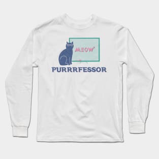 Purrrfessor Long Sleeve T-Shirt